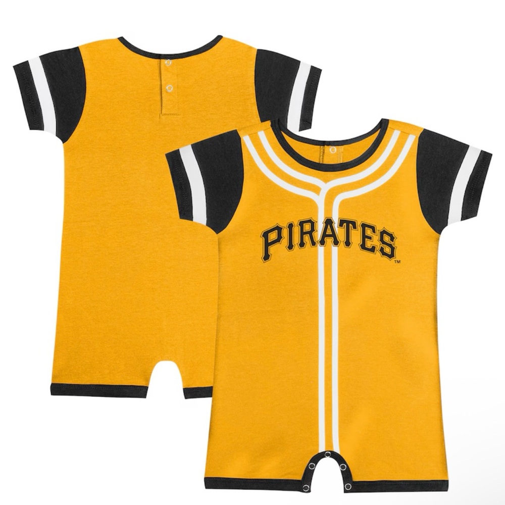 Pirates Kids Bodysuit - Gold and Black - Picture 2 of 2